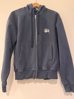 BASIC STÜSSY ZIP HOODIE PIGMENT DYED S